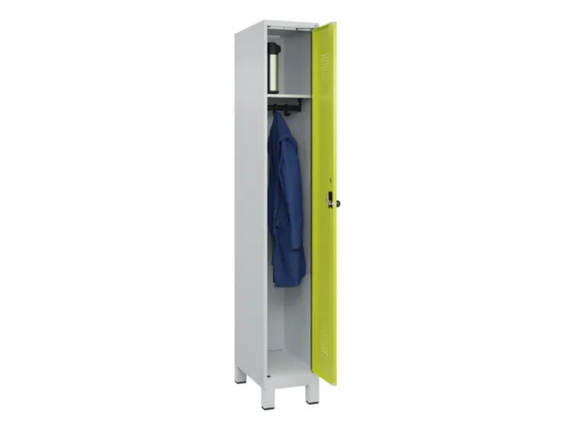 locker,HxBxD 1950x300x500mm,1vak,vak B 300mm,draaigrendel,voeten