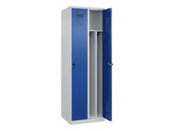 locker voor scheiding van kleding,HxBxD 1850x600x500mm,2vak