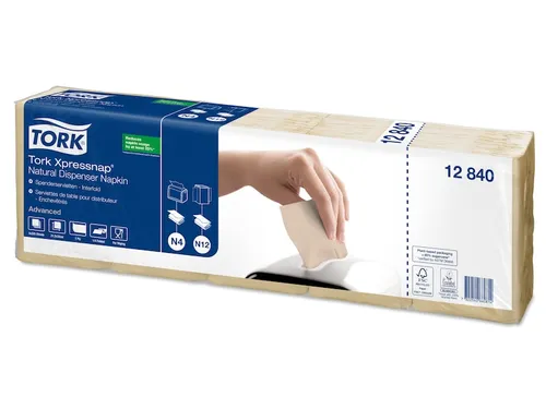 Tork 12840 Xpressnap dispenserservet naturel 1-laags