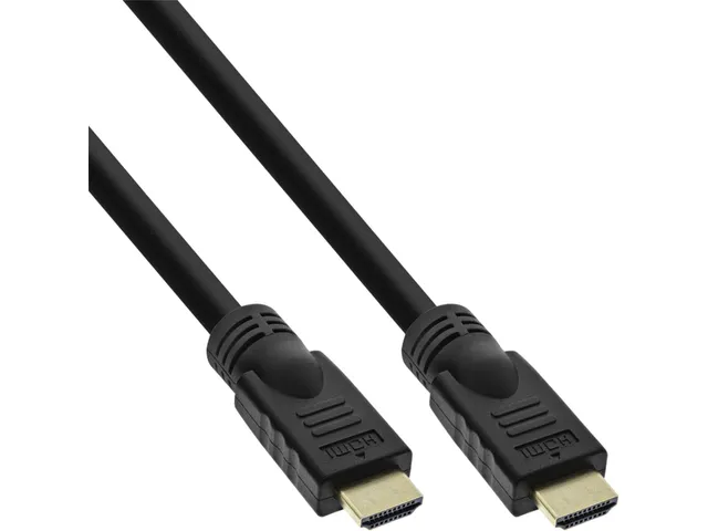 Câble inLine HDMI Ethernet 4K Mâle/Mâle 2m noir