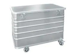Bakwagens Aluminium Deksel En Cilinderslot 200kg 770x990x580mm