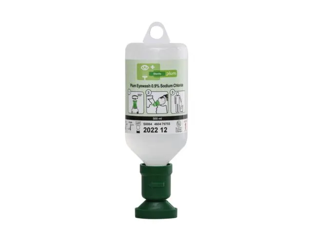 Flacons Lave-Oeil 3X Solution Saline Din En 15154-4