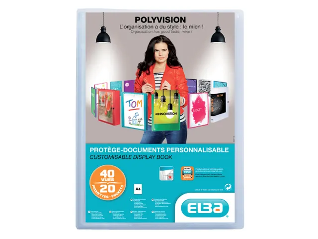 Showalbum Oxford Polyvision A4 20-tassen PP transparant