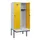 locker met bank,HxBxD 1950x800x815mm,2vak,vak B 400mm,draaigrendel