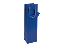 Cadeautas Sigel fles, ultramarijn blauw