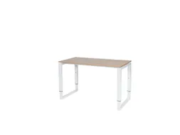 Domino Plus Bureau Hoogte Verstelbaar 1200x600mm Hav/Kers 25mm Wit