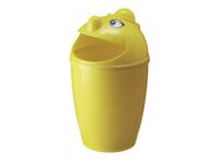 Afvalbak 75 Liter Geel met Gezicht