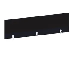 baliepaneel,v. bureau,aanbouw achter,B 1600mm,CC-zwart,BN8033-zwart