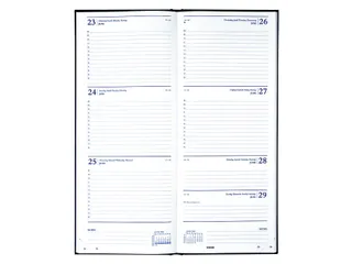 Agenda 2027 Brepols Saturnus Lima 7dagen/2pagina's smal zwart - 7