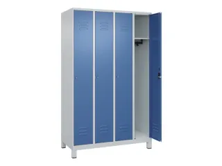 locker,HxBxD 1950x1200x500mm,4vak,vak B 300mm,cil.-slot,voeten - 2