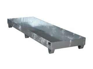 Systeem-Opvangbak 4x 200l 241l 250x 2400x 800mm Verzinkt - 1