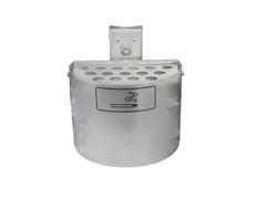 Asbak Halfrond 2 liter Hxd 135x200mm Binnen- en Buitengebruik Verzinkt