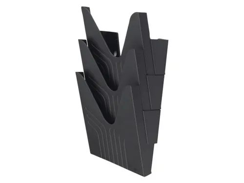 Folderhouder Avery 144-3 Zwart Wandfolderbakje A4 3 stuks