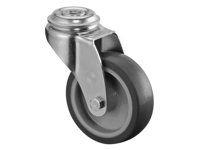 Roulette Pivotante Force 70Kg Oeil De Fixation Diam.xlarg. 100X24Mm