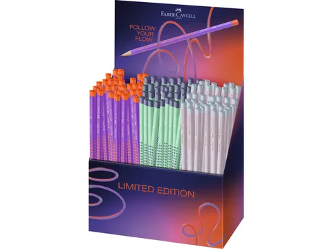 Crayon Faber-Castell GRIP 2001 Flow Edition B présentoir 144 pièces