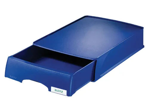 Brievenbak Leitz 5210 Plus blauw met lade A4