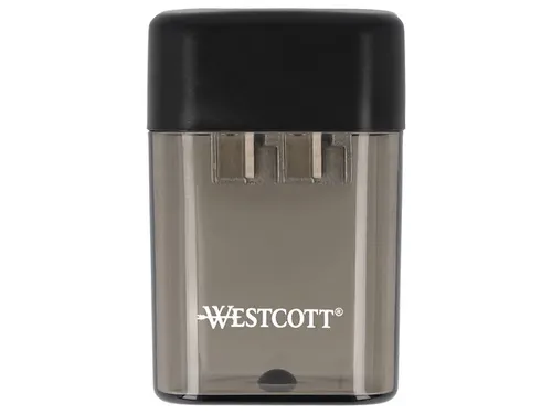 Puntenslijper Westcott kunststof dubbel zwart metalen slijper