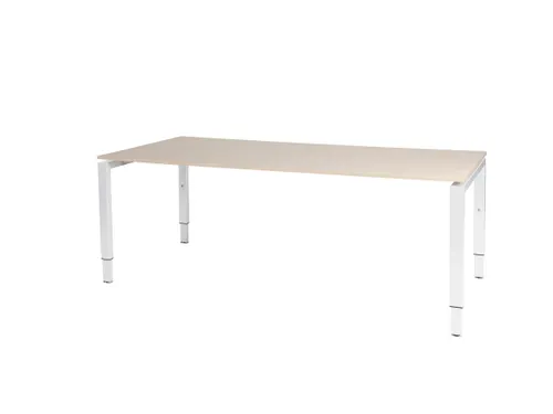 Domino Plus Bureau Hoogte Verstelbaar 2000x900mm Robson Eiken Wit 4-Po