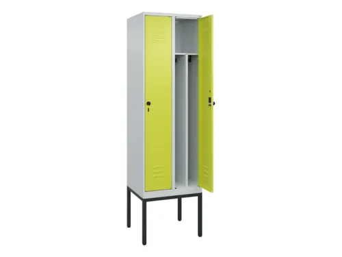 locker voor scheiding van kleding,HxBxD 2120x600x500mm,2vak