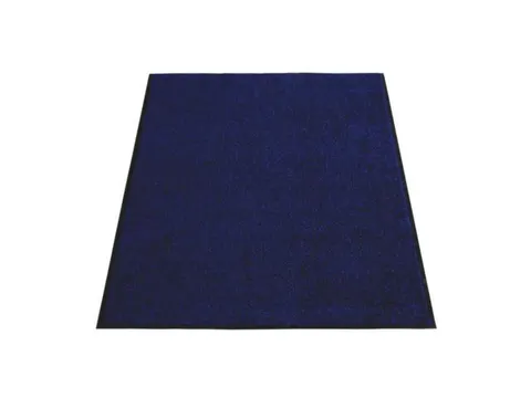 Schoonloopmat Binnen 90x150 Wasbaar Blauw