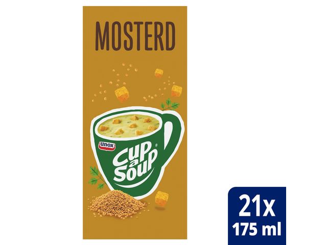 Cup-A-Soup Mosterdsoep 175ml 21 Zakjes | SoepOpHetWerk.nl