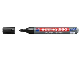 Viltstift Edding 250 Whiteboard Rond Zwart 1.5-3mm - 1