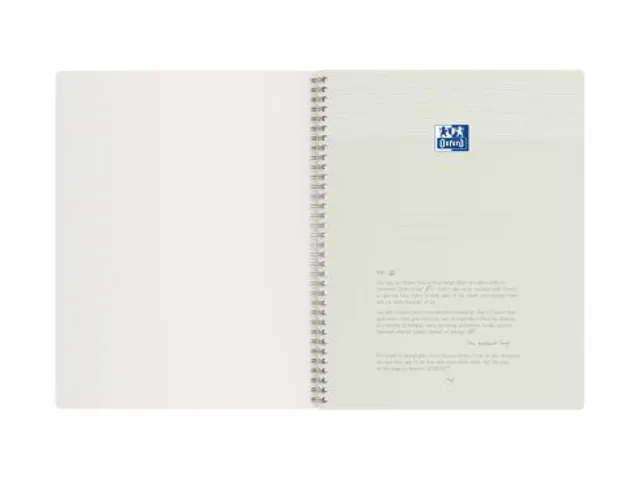 Cahier spirale Oxford Origin A4 + carreau 5mm 70 feuilles noir