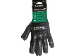 Tegera Infinity 8804R handschoenen nitril zwart/geel maat 11, 6 paar