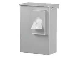 Hygiënebak 6 liter aluminium + zakjeshouder, AB 6 HB 2 A - ingo-man v