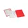 Sorteermap Jalema Lucido Avanti A4 6 Vaks Rood karton