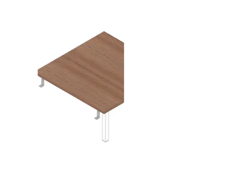 koppelelement voor bureau,90 °,HxBxD 680-760x840x840mm,v. 4voeten