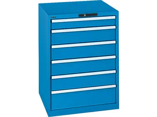 Ladenkast Key 1000x717x725mm 6laden 200kg Vu Afwerking Ral5012 - 1
