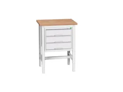 werkbank,HxBxD 780-930x700x600mm,multiplexblad,4voeten