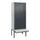 locker voor scheiding van kleding,HxBxD 2120x800x815mm,2vak