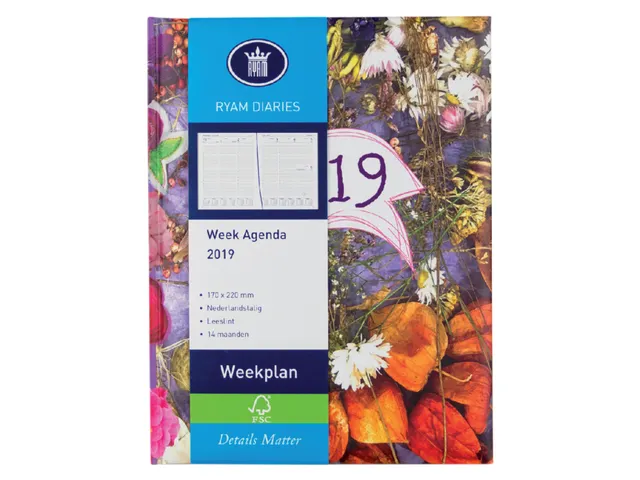 Agenda 2027 Ryam Weekplan Limited Edition 7 jours/ 2 pages assorti
