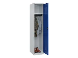 locker,HxBxD 1850x400x500mm,1vak,vak B 400mm,cil.-slot,staand op vloer