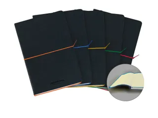 Notitieboek Aurora Tesoro A5 192blz lijn 80gr assorti - 2