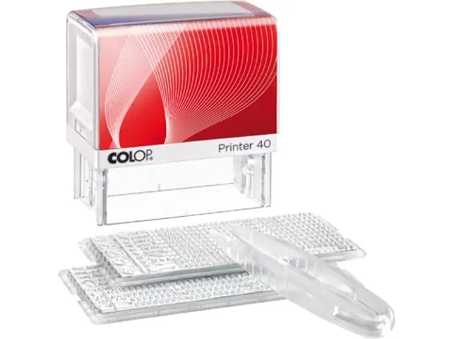 Doe-het-zelf stempel printer 40/2 6 Regels 23x59mm