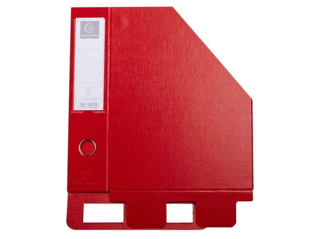 Tijdschriftenhouder PP rug70mm rood