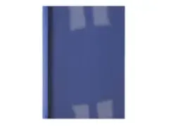 OUTLET Chemise Thermique Gbc A4 3mm Lin Bleu Foncé 100 Pièces