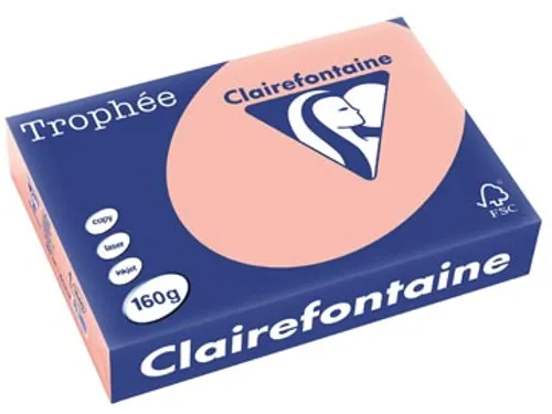 Trophée Pastel gekleurd papier A4 160 gram 250vel Perzik