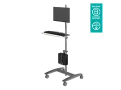 Monitorstandaard Verrijdbaar Viewmate Combo Trolley 702