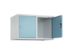 opzetkast,v. locker,2vak.,vak B 400mm,HxBxD 500x800x500mm,cilinderslot