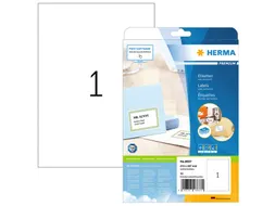 HERMA 8637 Premium etiketten A4 210x297mm Wit 10 stuks