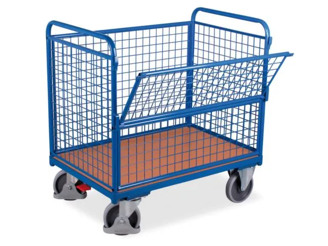 bakwagen met gaas,draagverm. 500kg,laadvl. LxB 1000x650mm