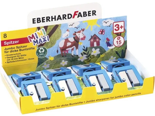 Taille-crayon Eberhard Faber MiniMaxi bleu