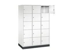 grootvolume-lockersysteem,HxBxD 1950x1220x600mm,3x5vakken,cil.-slot