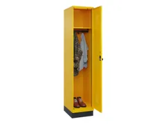 locker,HxBxD 1950x400x500mm,1vak,vak B 400mm,draaigrendel,sokkel
