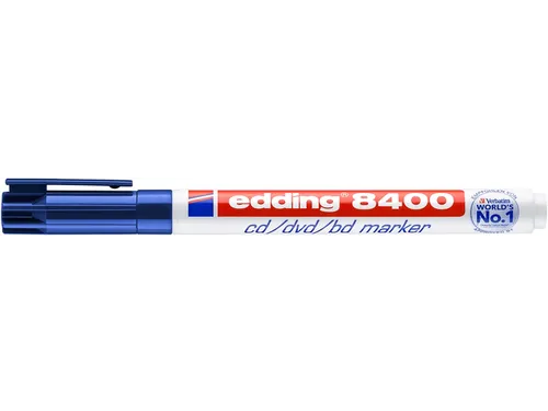 Cd marker edding 8400 rond blauw 0.5-1.0mm
