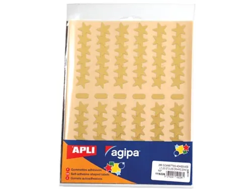 Metallic Stickers Blister Met 288 Stuks Goud En Zilver